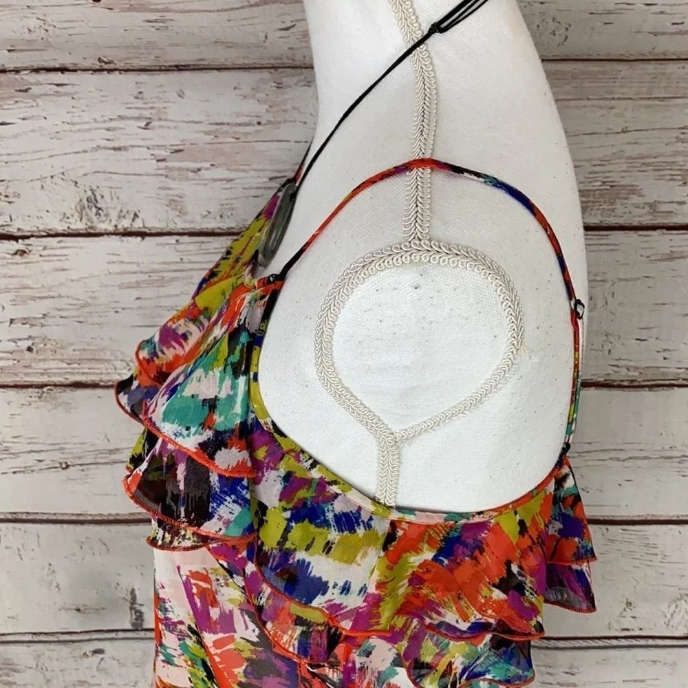 Forever 21 Multicolored Blouse Small - Picture 4 of 9